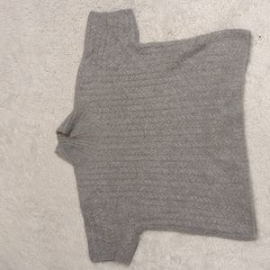 Vintage real rabbit fur title neck sweater